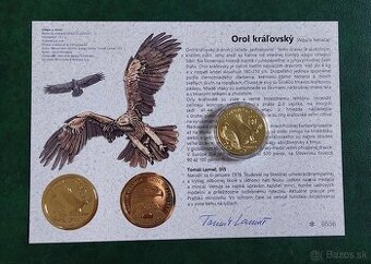 Autorská karta 5 Euro 2025 Orol kráľovský
