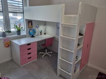 Poschodová postel ikea Smastad
