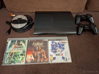 Predám konzolu SONY PlayStation 3 (PS3) Super Slim 500 GB