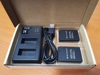 K&F LP-E12 batérie s nabíjačkou pre Canon