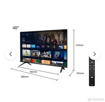 Smart Android TV TCL 40S6203, 40" (100cm)