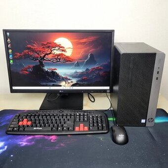 HP 400 G5 MT i3-8100 16GB 256GB monitor komplet