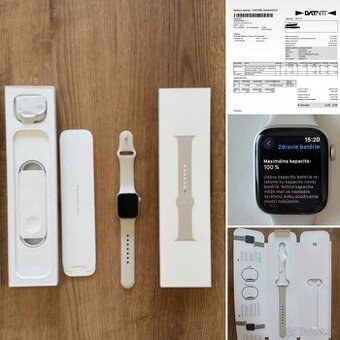 Apple Watch Series 8 GPS 41mm + faktúra (baterka 100%)
