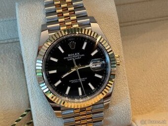 Rolex Datejust 126333 Steel 18K Yellow Gold Black Dial