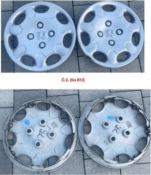 Predám rôzne puklice na disky – rôzne veľkosti a modely