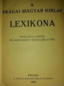 Starý Maďarský lexikon.