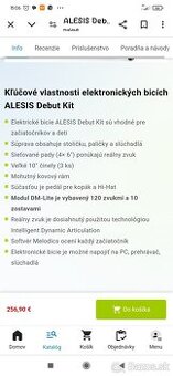 Elektronické bicie Debut Kit