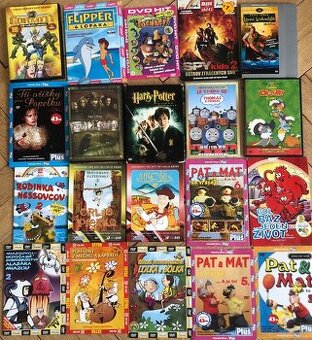 Veľká kolekcia detských a rodinných DVD – 20 titulov