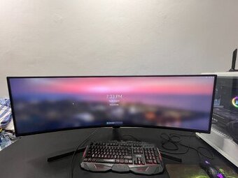 Samsung C49J890DKR – 49″ Super Ultra-Wide (32:9), stav výbor