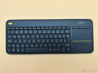 Bezdrôtová klávesnica s touchpadom Logitech K400+