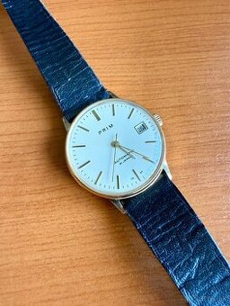 PREDÁM - Hodinky PRIM BAUHAUS Automatic pozlátené