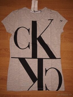 Calvin Klein dámske šedé tričko
