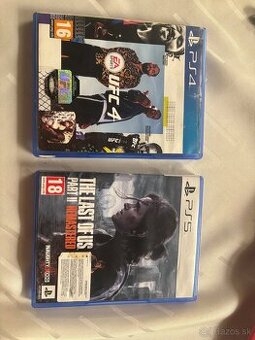 The Last of Us part 2 PS5 / UFC 4 ps4