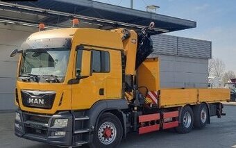 9902 MAN TGS 26.480 - 6x4 – Valník + HR-HMF 5020 K6 – EURO 6