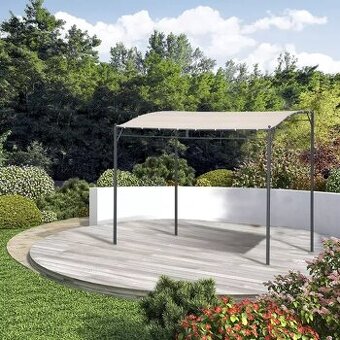 Pergola s PVC plachtou