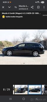 Mazda 6 combi (wagon) 2.2 MZR - CD 132KW