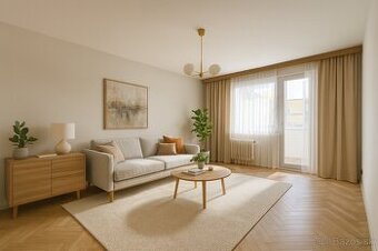 REZERVOVANÉ. 2+1 byt s loggiou 61m2, Detva Centrum