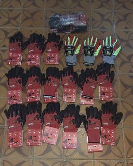 profesionálne pracovné rukavice 22 ks