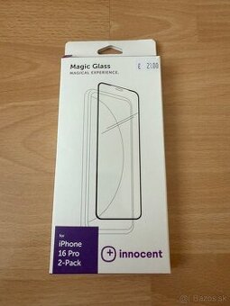 Nové ochranné sklo na iPhone 16 Pro značky Innocent Magic