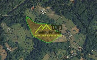 Na predaj exkluzívny pozemok v obci Vyhne 22972m2 - 1