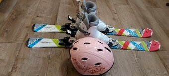 Predám detské lyže,lyžiarky,prilba - 1