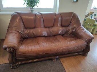 kožená sedačka 3+2