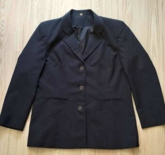 Dámske tmavomodré elegantné sako, v. XL/XXL