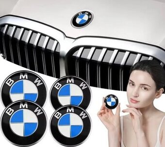 Znak, logo, značka na kapotu a kufor Škoda a BMW