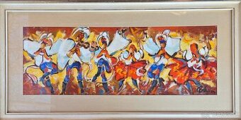 Obraz Ctibor Borek Bayer-Slovácke tance