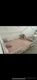 Detska domčeková posteľ 140x200