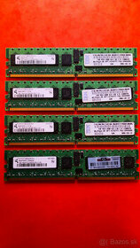 Predám RAM DDR2, 1GB, 400MHz, ECC, registered, pre server, 4 - 1