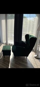IKEA kreslo a taburetka DJUPARP