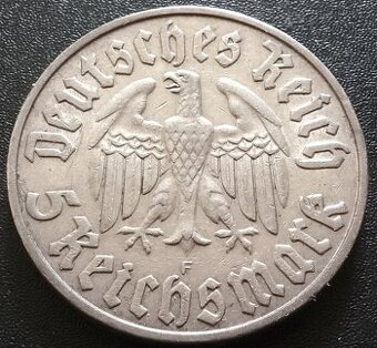 5 mark 1933 F-Luther