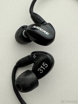 Shure SE315 – profi in-ear slúchadlá