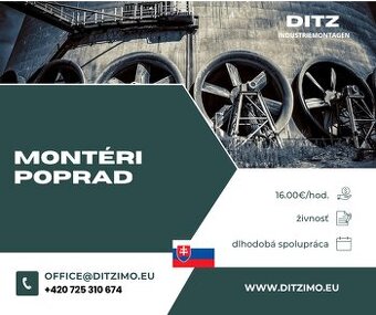 Montéri dlhodobý projekt v Poprade