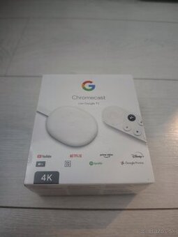 Google Chromecast 4 4K s Google TV
