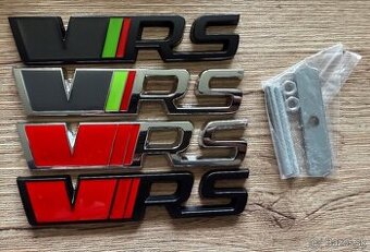 VRS Znaky, RS nápis kapota a kufor