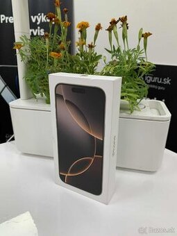 NOVÝ Nerozbalený iPhone 16 PRO MAX 256GB