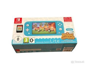 Nintendo switch lite Animal crossing edicia + fyzicka hra