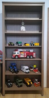 Knižnica Hemnes hnedá morená (IKEA) - 1