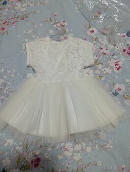 Biele šaty Gamex veľkosť 62