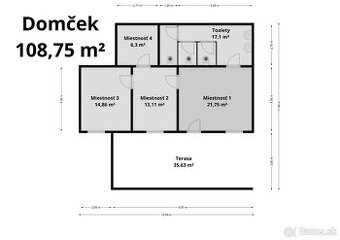 Sklad - 109 m² - Domček - Kostoľany nad Hornádom