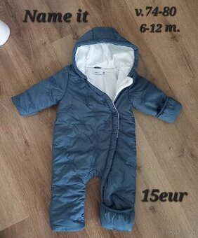 Zimný overal Name it v.74-80