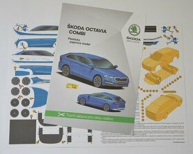 Papierová vystrihovačka - Škoda Octavia IV Combi
