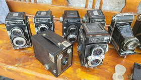 Zbierka starých fotoaparátov