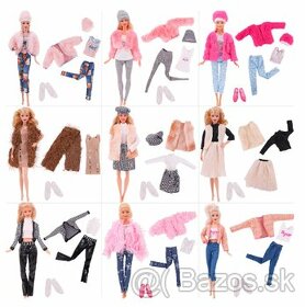 Štýlové sady oblečenia pre bábiku Barbie 15 setov