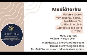 Mediácia-riešenie problémov mimosúdnou cestou