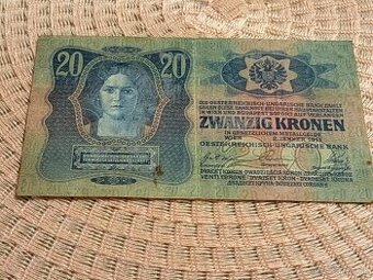 Bankovka R-U Husz korona - 1