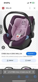 Cybex aton q plus vajíčko