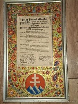 Kostelnicek Pittsburska dohoda original